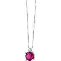 Collana Comete Donna Storia Di Luce in Oro Rubino 0.58 Ct GLB 1389 - GLB 1389